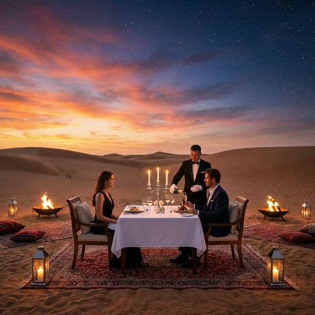 Private Romantic Dune Dinner
